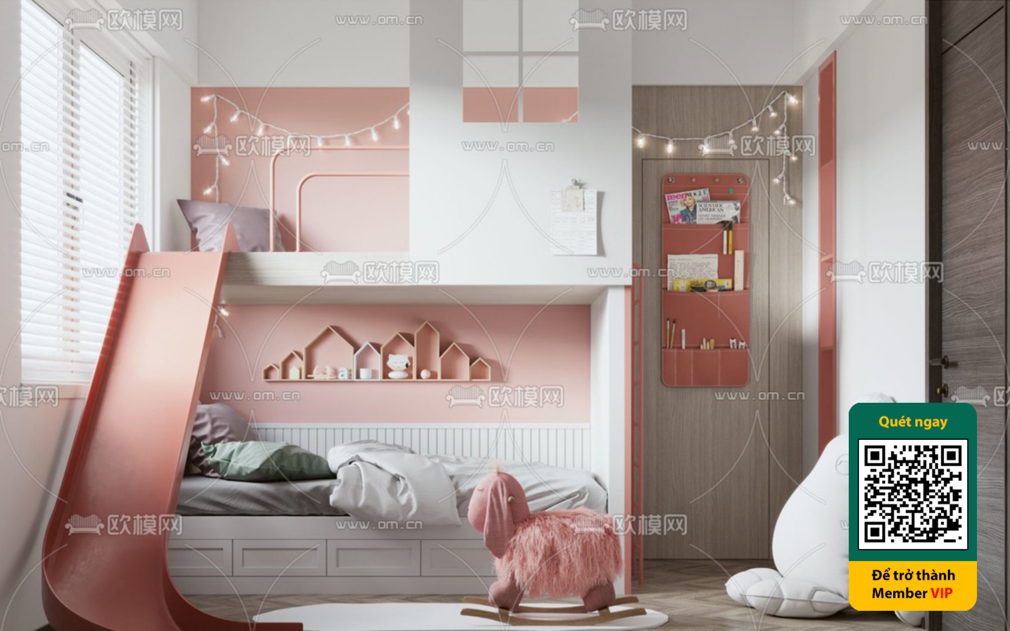 CHILDROOM SETS – VRAY / CORONA – 3D MODEL – 5429 - thumbnail 1