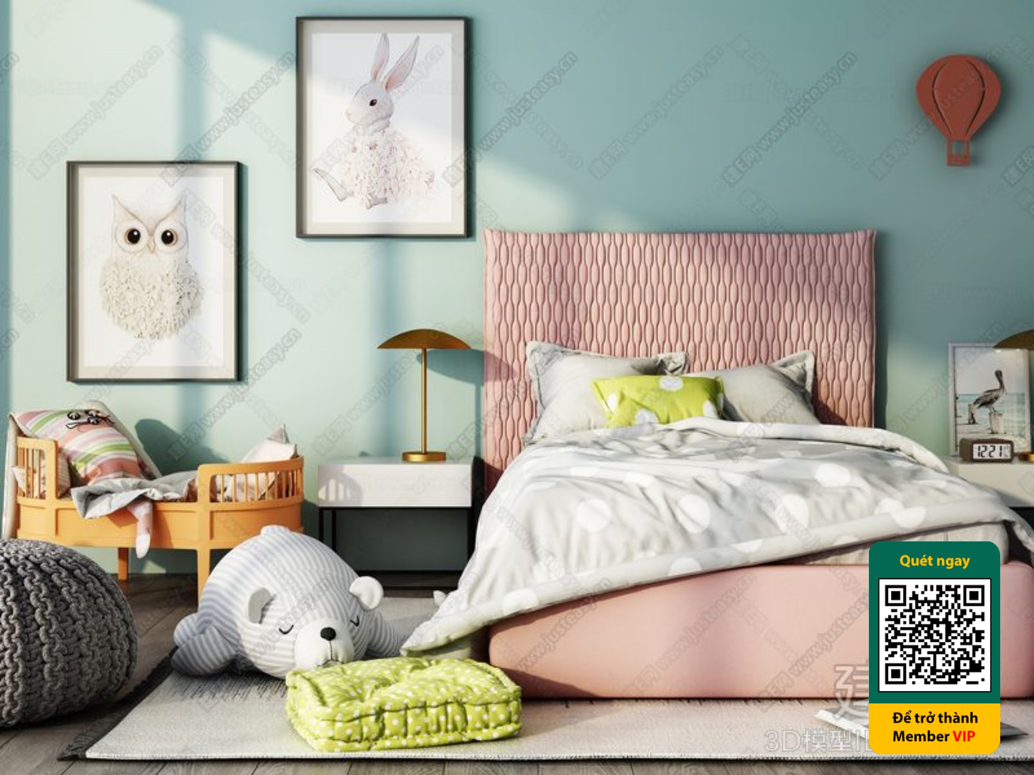 CHILDROOM SETS – VRAY / CORONA – 3D MODEL – 5434 - thumbnail 1