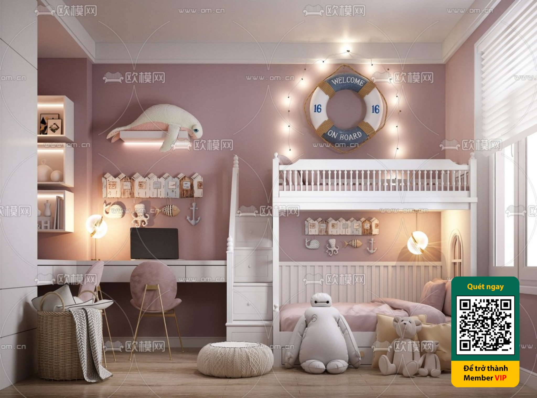 CHILDROOM SETS – VRAY / CORONA – 3D MODEL – 5451 - thumbnail 1