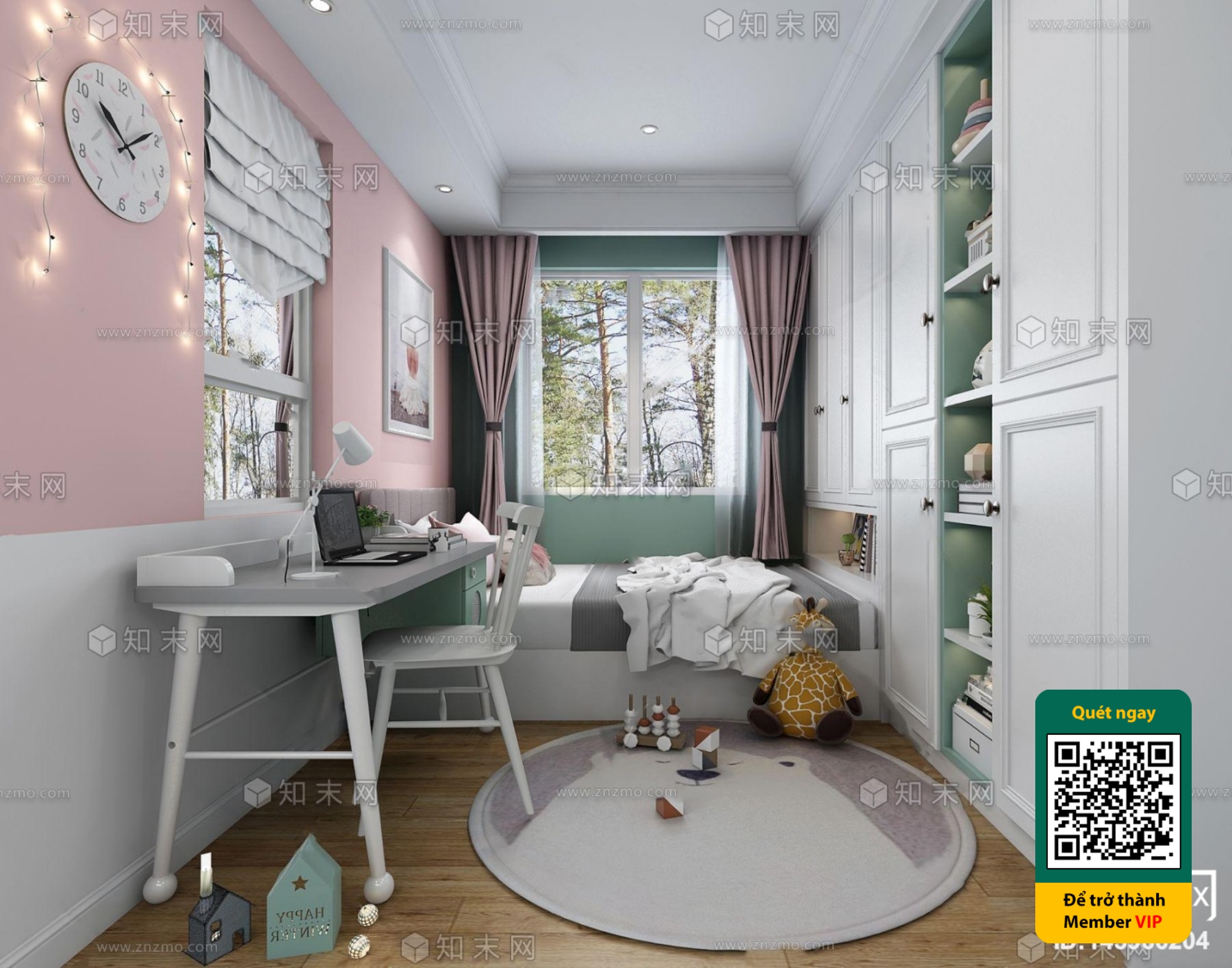 CHILDROOM SETS – VRAY / CORONA – 3D MODEL – 5456 - thumbnail 1