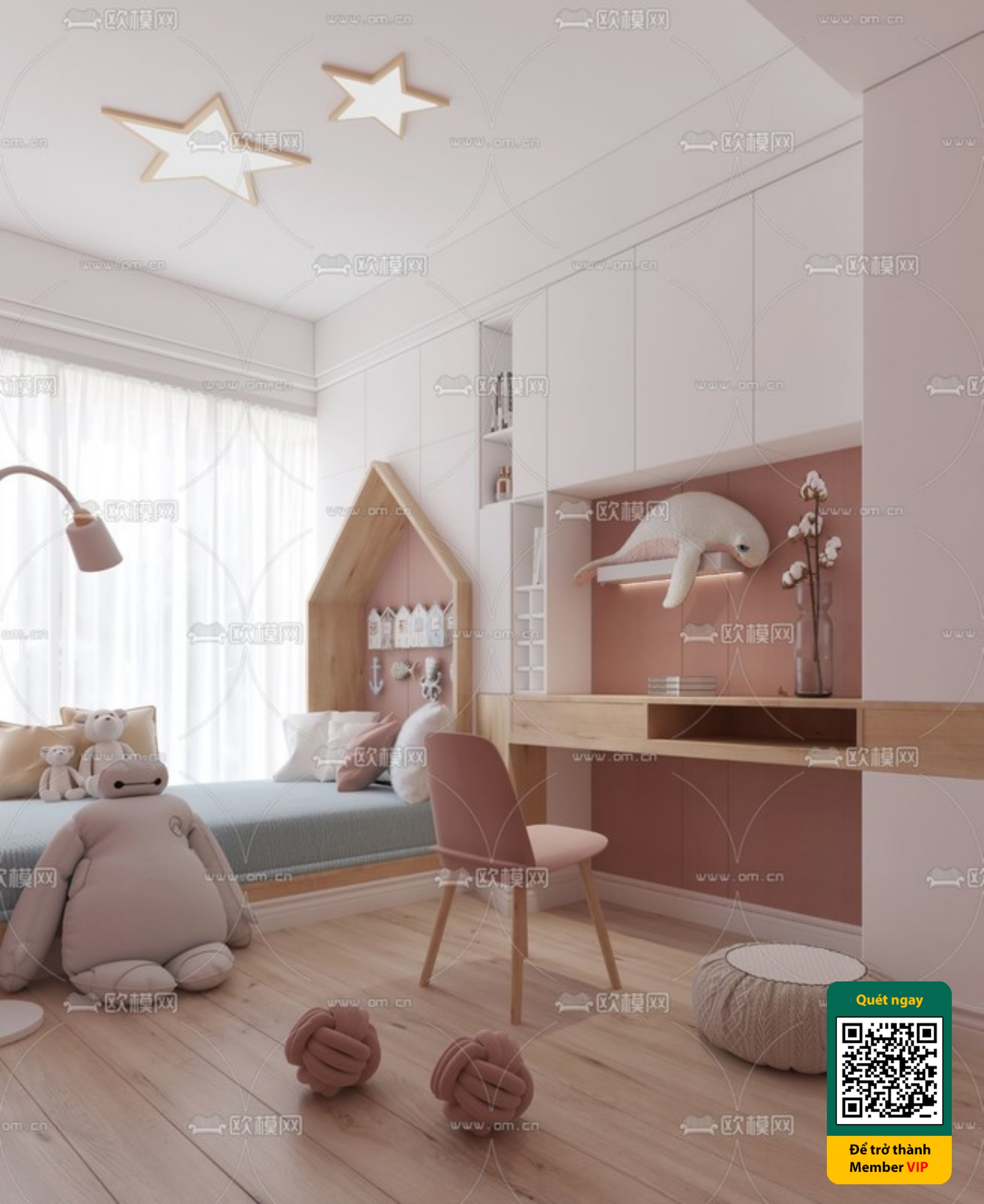 CHILDROOM SETS – VRAY / CORONA – 3D MODEL – 5458 - thumbnail 1