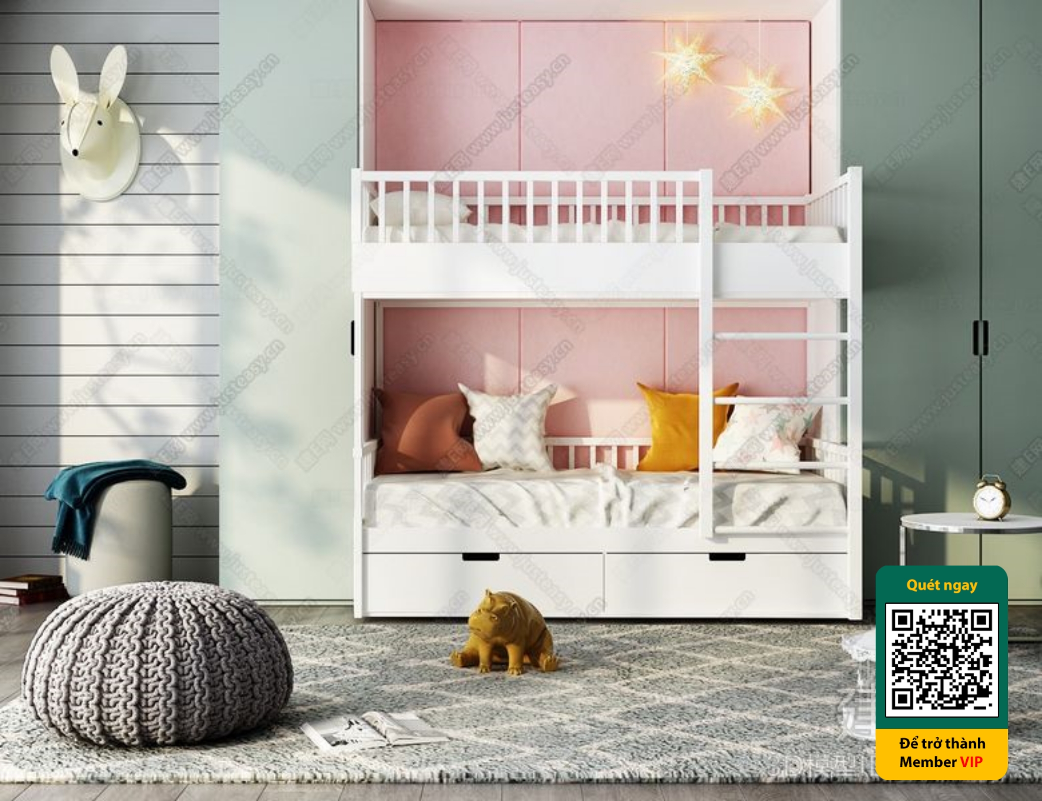 CHILDROOM SETS – VRAY / CORONA – 3D MODEL – 5477 - thumbnail 1