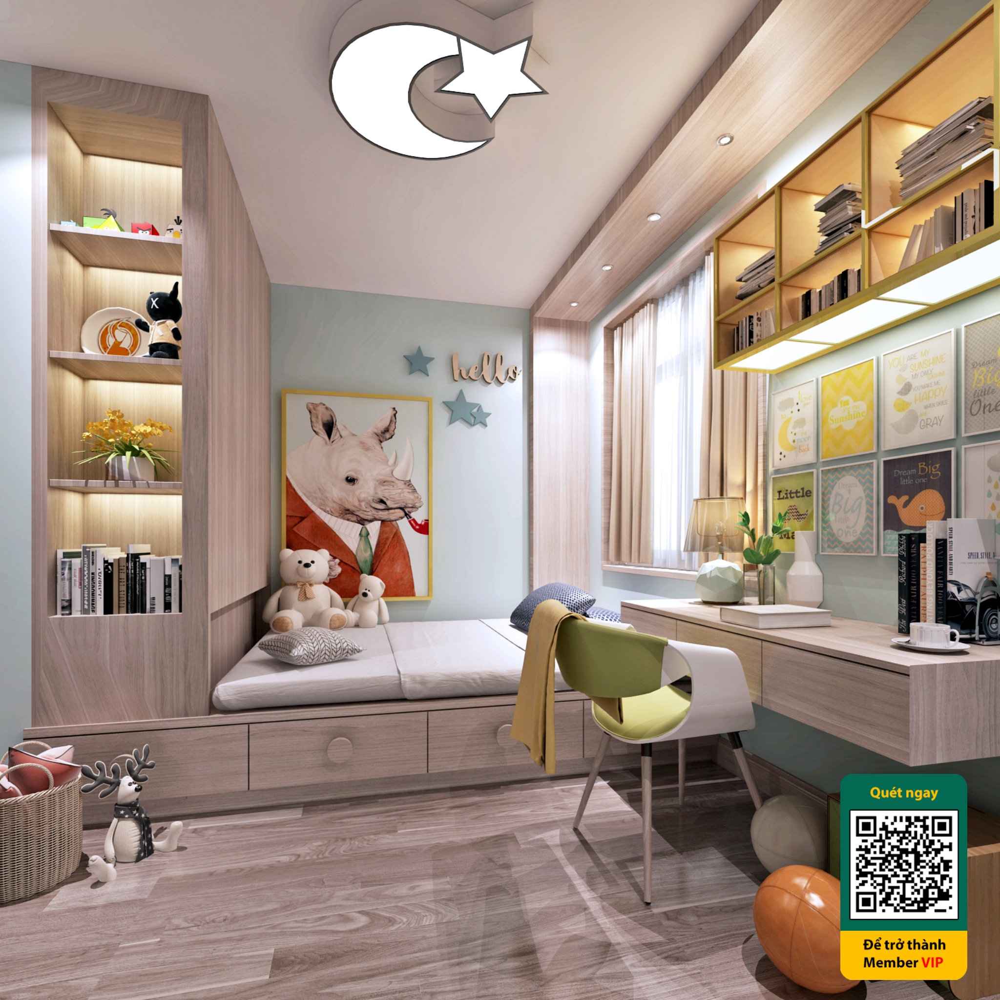 CHILDROOM SETS – VRAY / CORONA – 3D MODEL – 5665 - thumbnail 1