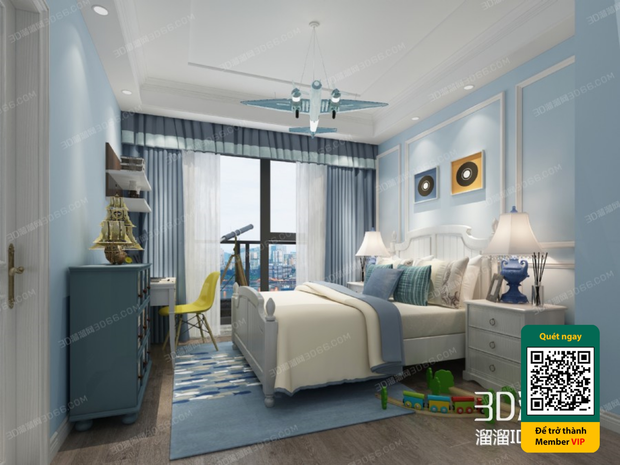 CHILDROOM SETS – VRAY / CORONA – 3D MODEL – 5673 - thumbnail 1