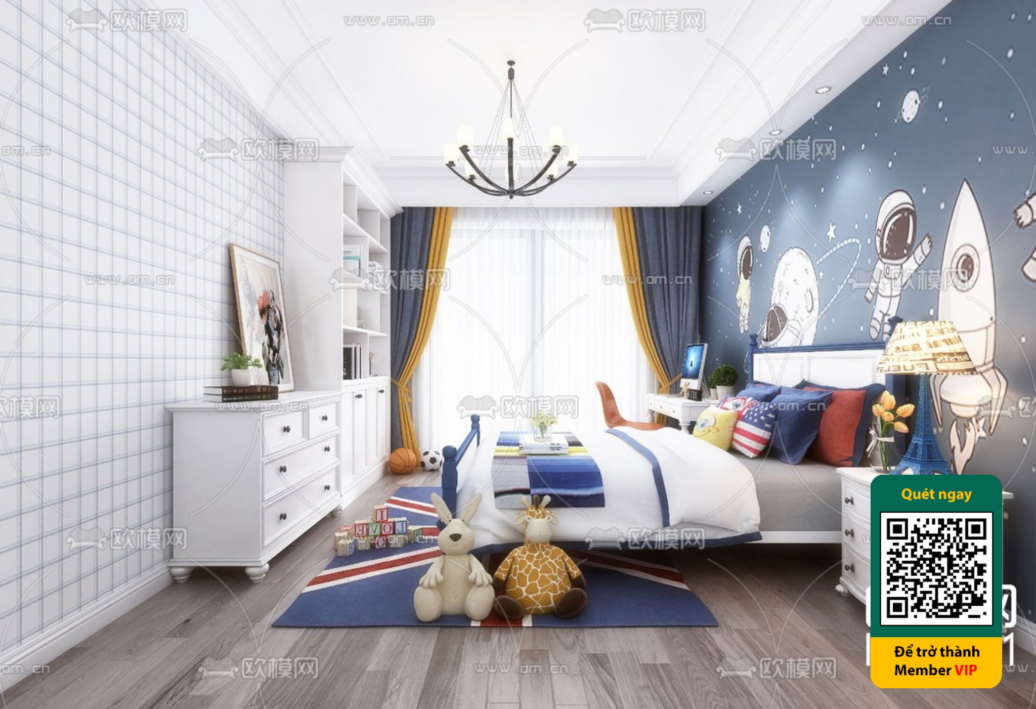 CHILDROOM SETS – VRAY / CORONA – 3D MODEL – 5693 - thumbnail 1