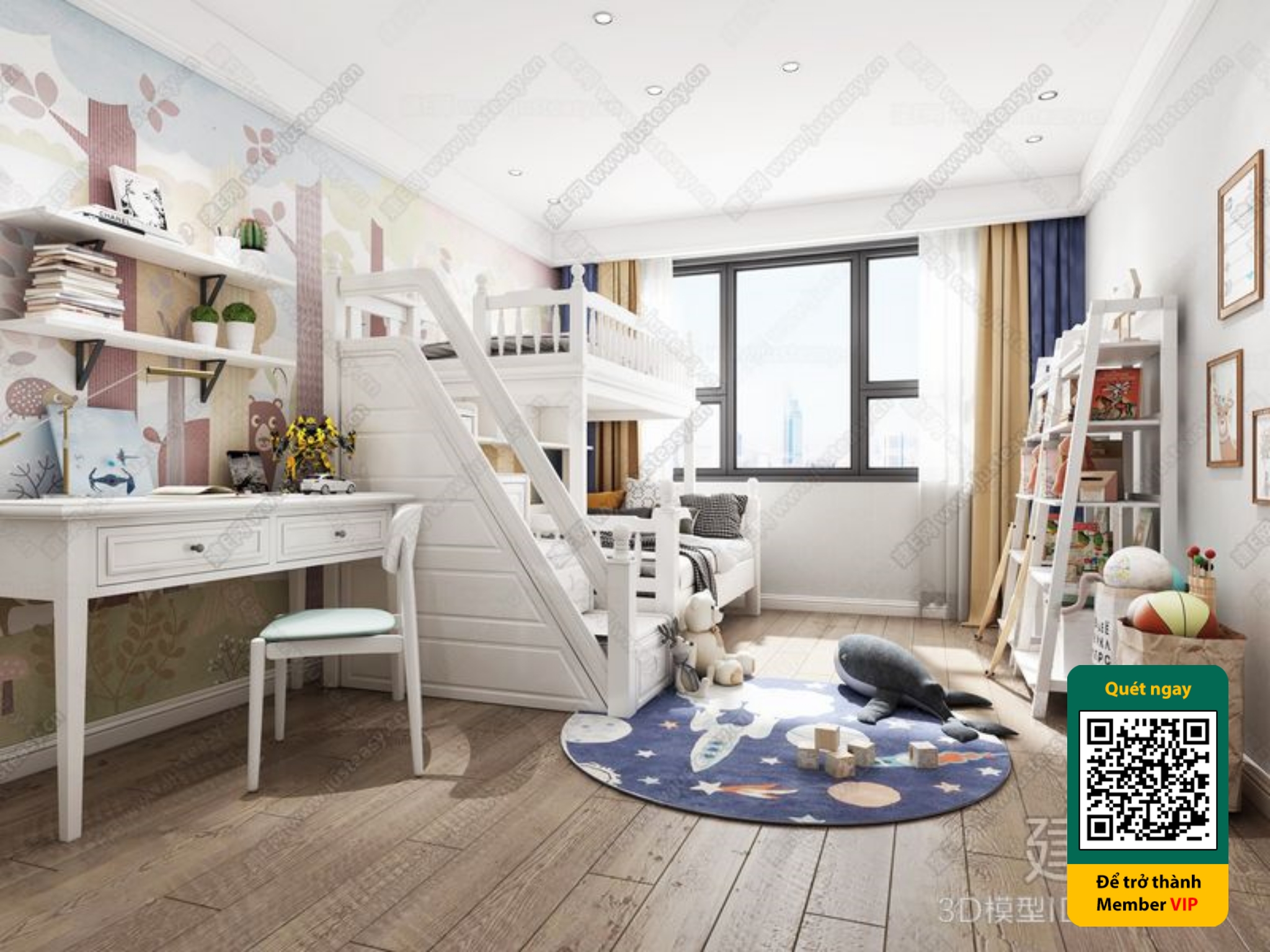 CHILDROOM SETS – VRAY / CORONA – 3D MODEL – 5712 - thumbnail 1