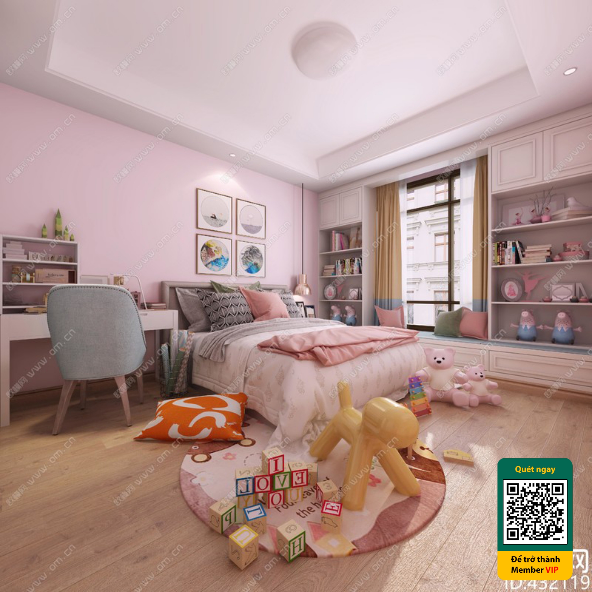 CHILDROOM SETS – VRAY / CORONA – 3D MODEL – 5722 - thumbnail 1