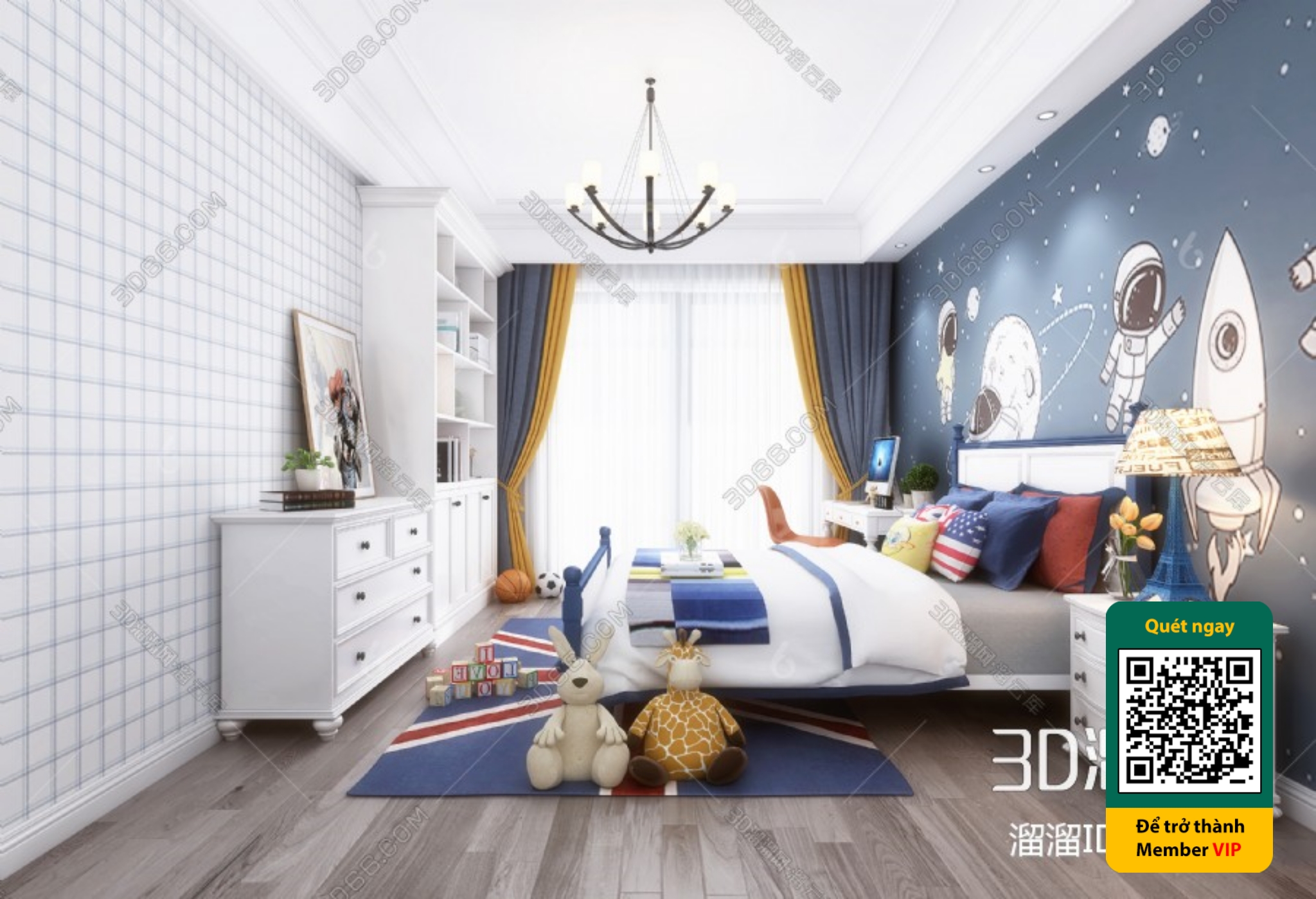 CHILDROOM SETS – VRAY / CORONA – 3D MODEL – 5730 - thumbnail 1