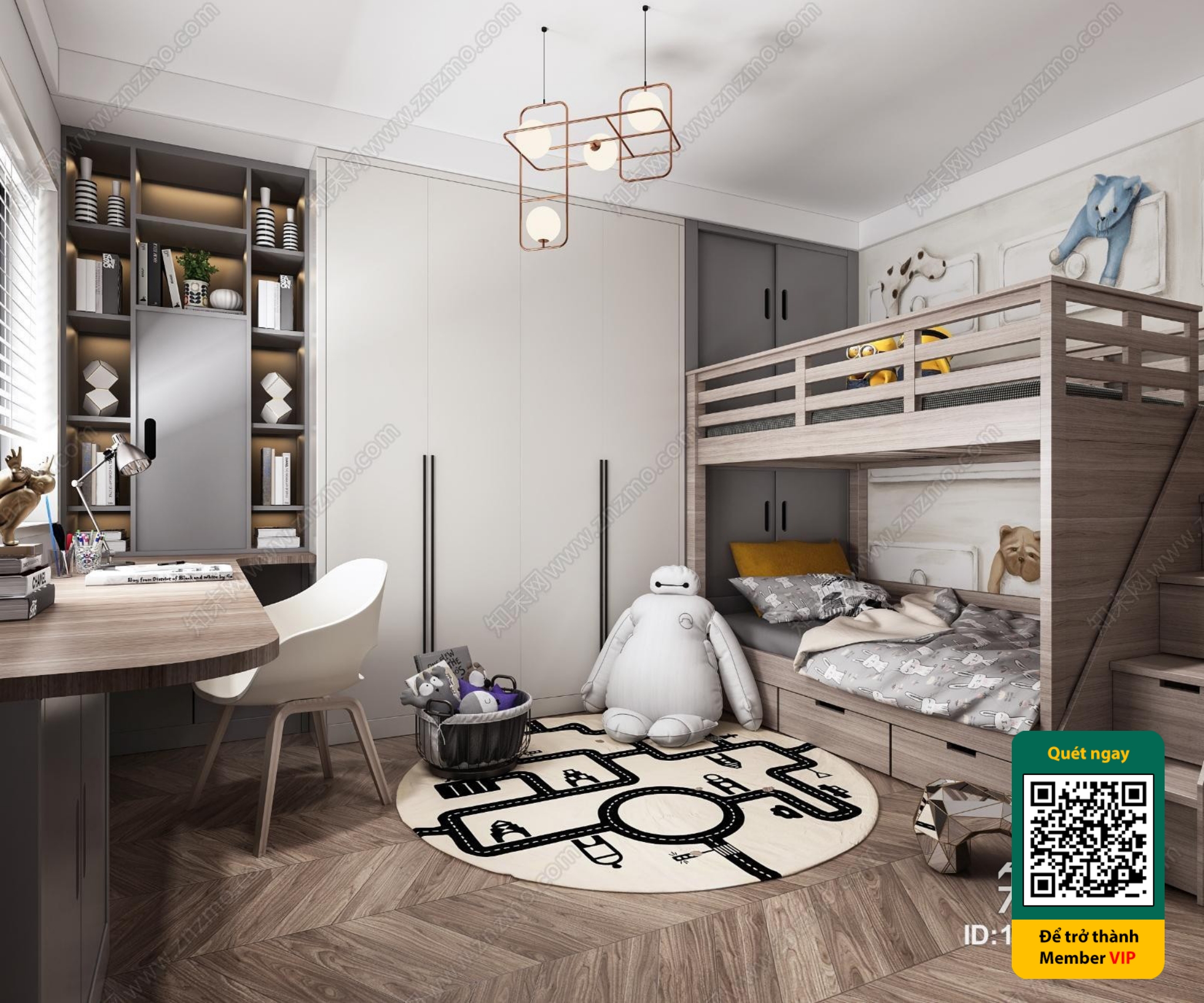 CHILDROOM SETS – VRAY / CORONA – 3D MODEL – 5749 - thumbnail 1