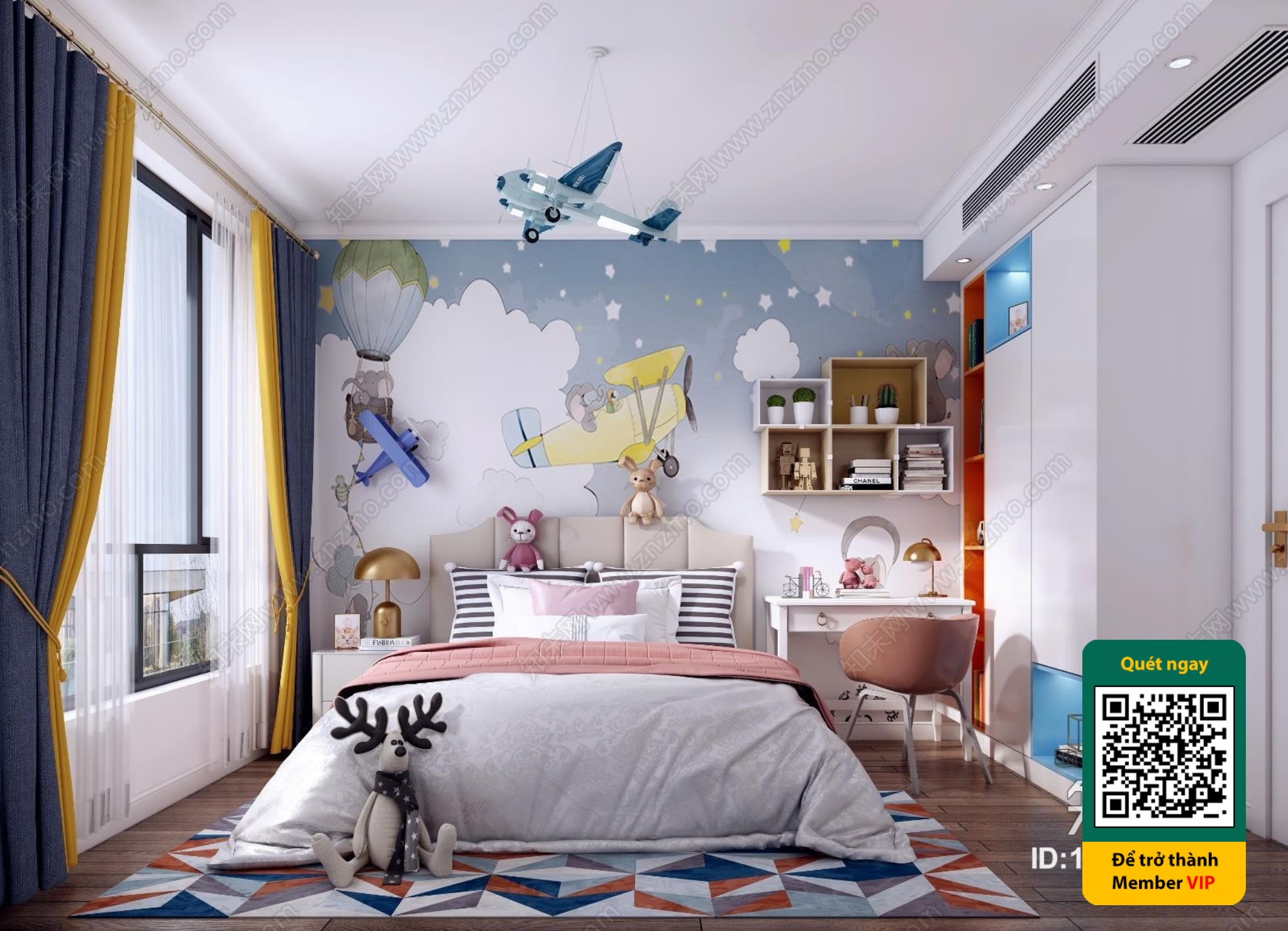 CHILDROOM SETS – VRAY / CORONA – 3D MODEL – 5753 - thumbnail 1