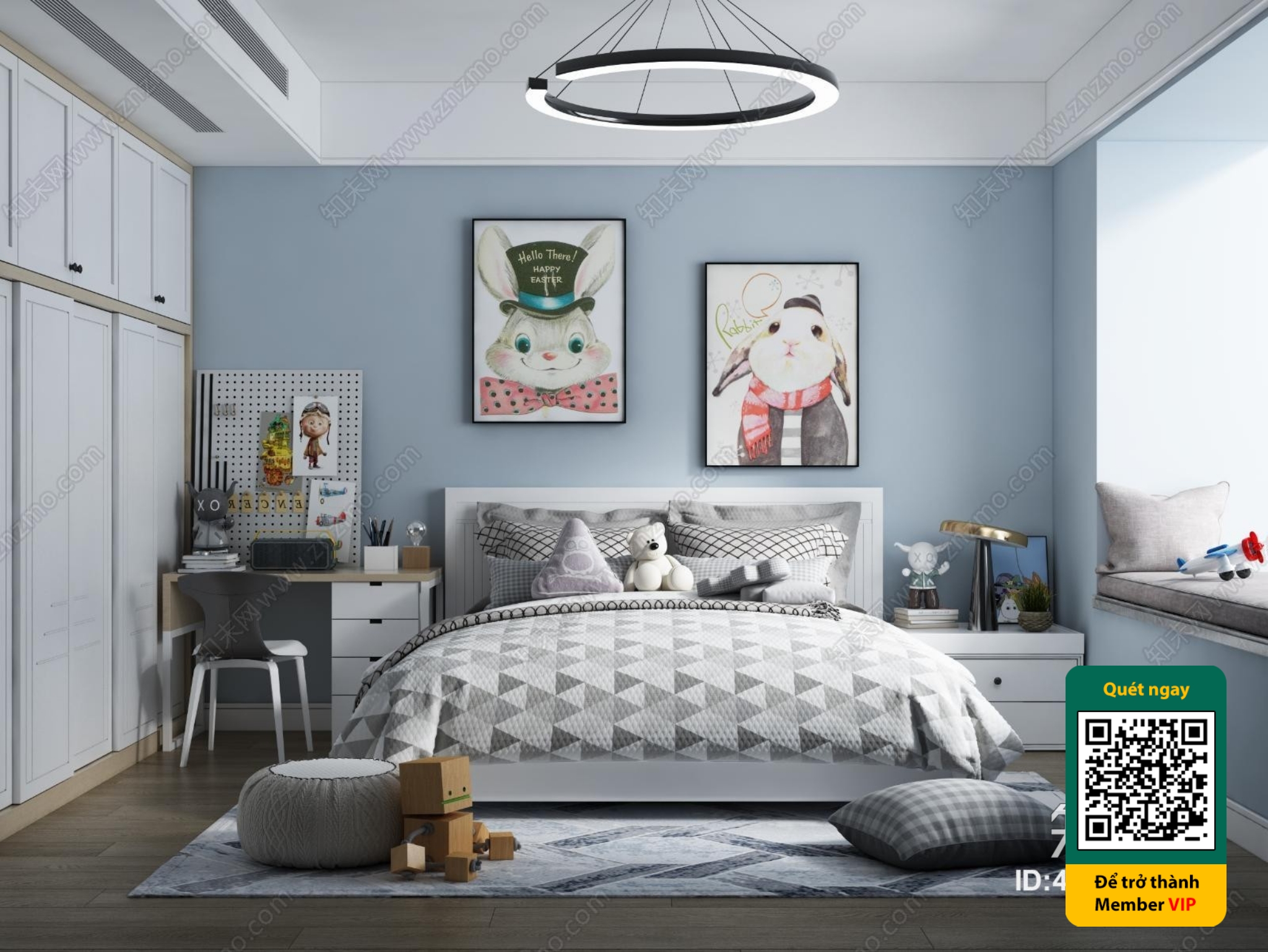 CHILDROOM SETS – VRAY / CORONA – 3D MODEL – 5757 - thumbnail 1