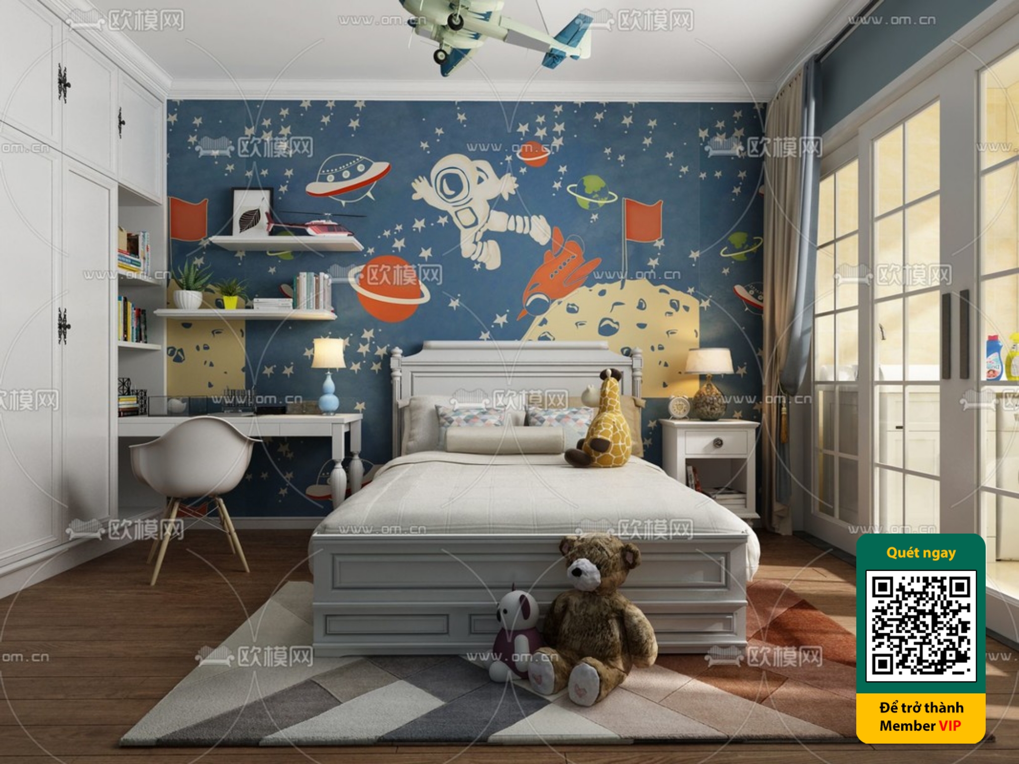 CHILDROOM SETS – VRAY / CORONA – 3D MODEL – 5824 - thumbnail 1