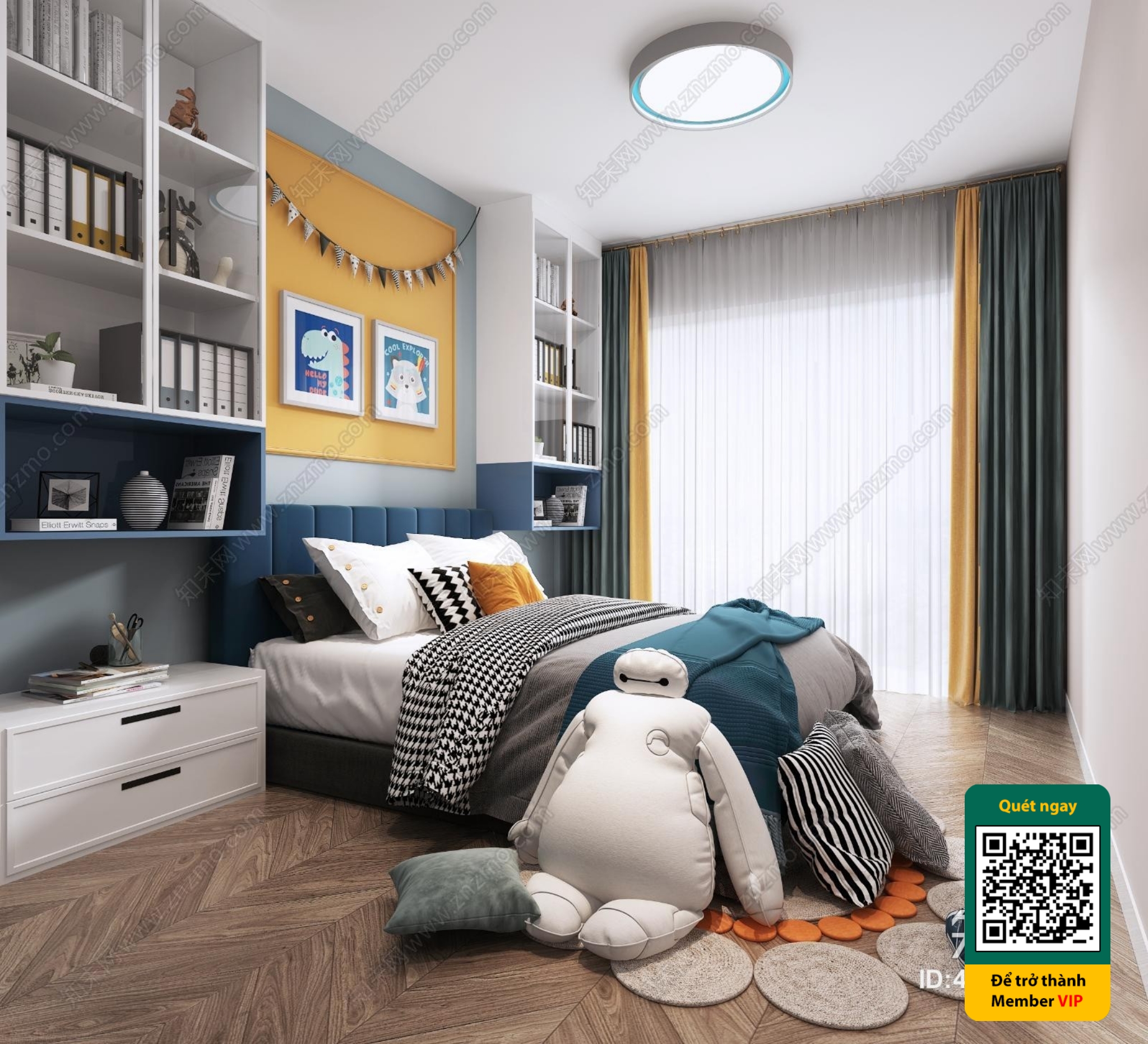 CHILDROOM SETS – VRAY / CORONA – 3D MODEL – 5843 - thumbnail 1