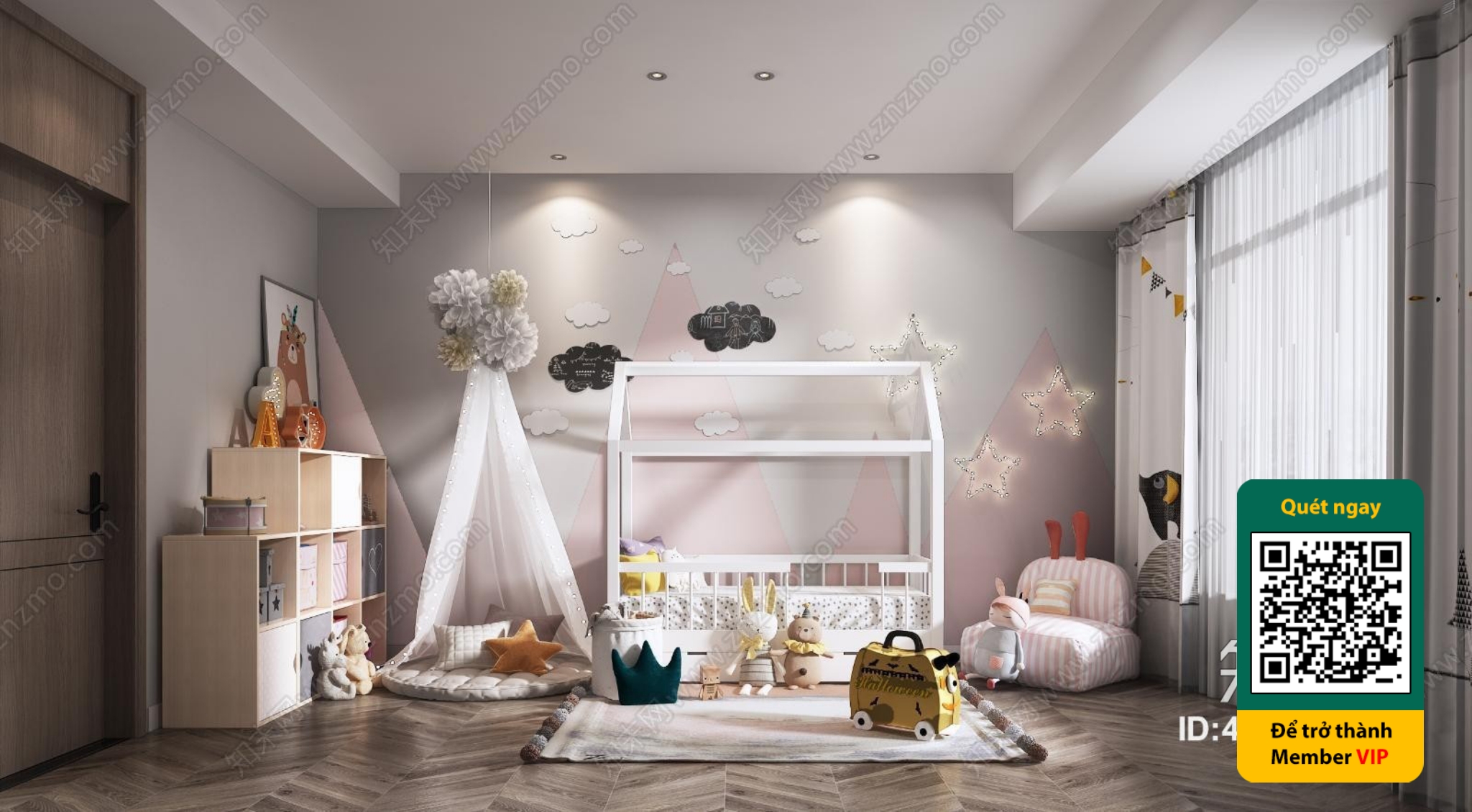 CHILDROOM SETS – VRAY / CORONA – 3D MODEL – 5847 - thumbnail 1