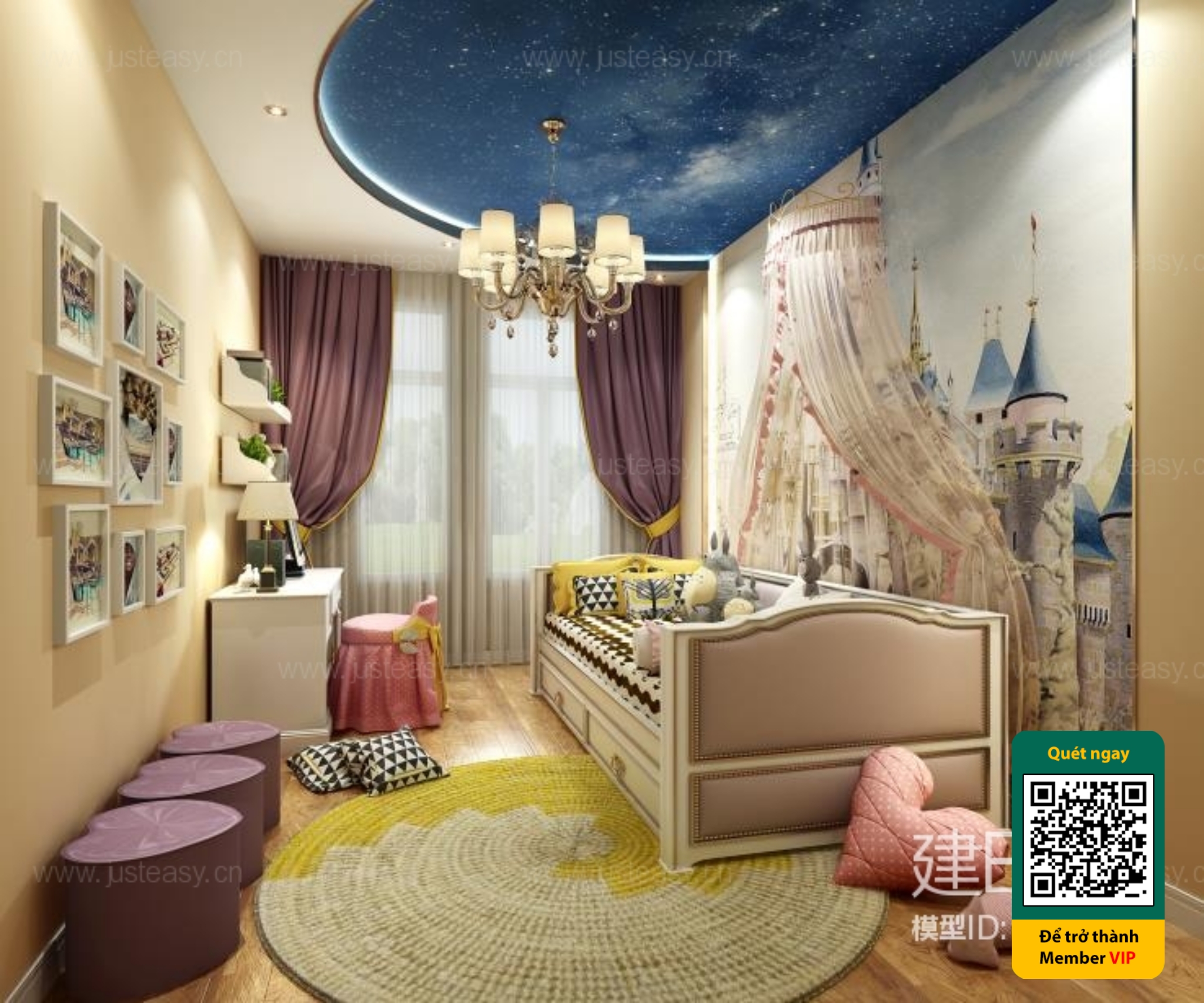 CHILDROOM SETS – VRAY / CORONA – 3D MODEL – 5858 - thumbnail 1