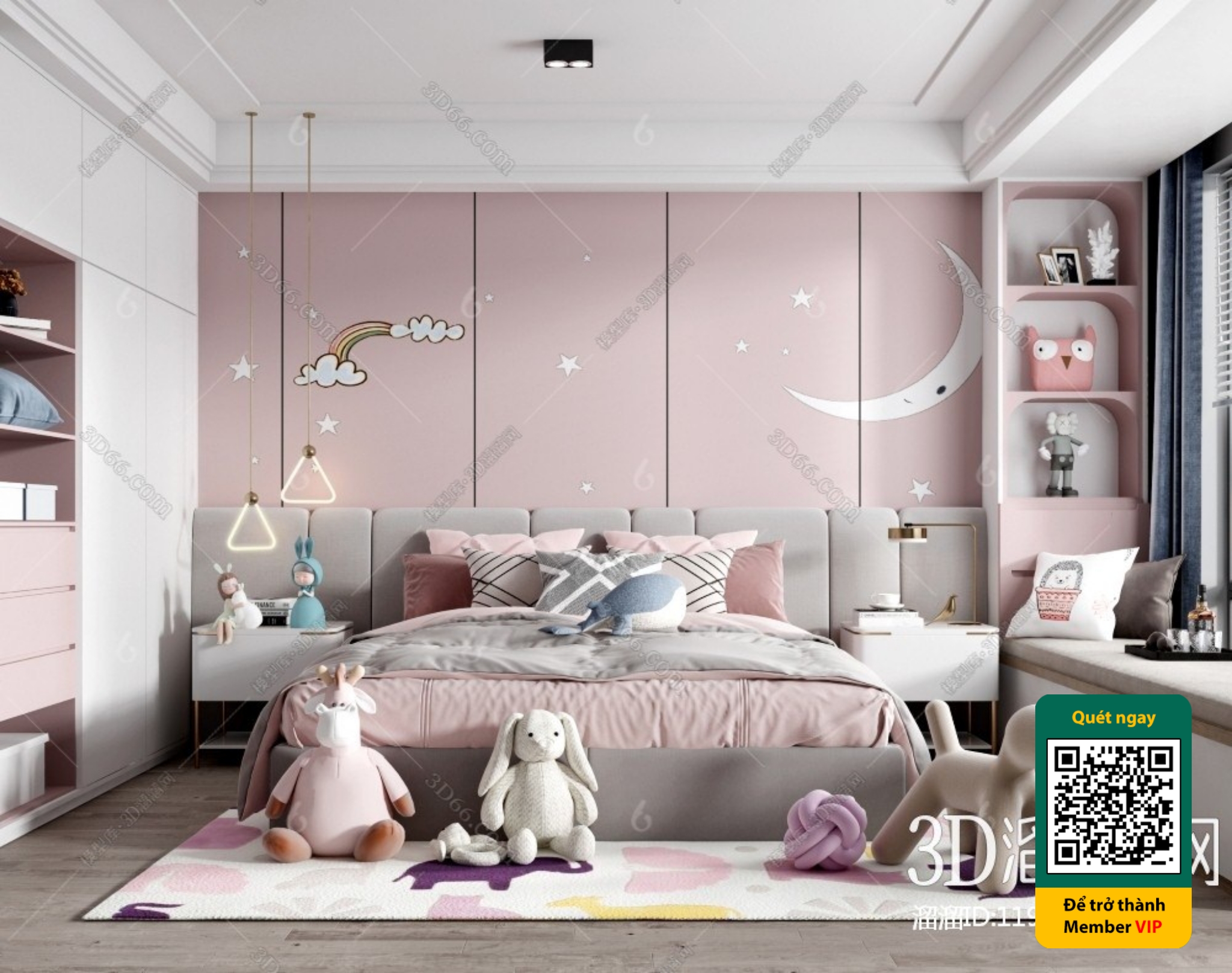 CHILDROOM SETS – VRAY / CORONA – 3D MODEL – 5863 - thumbnail 1