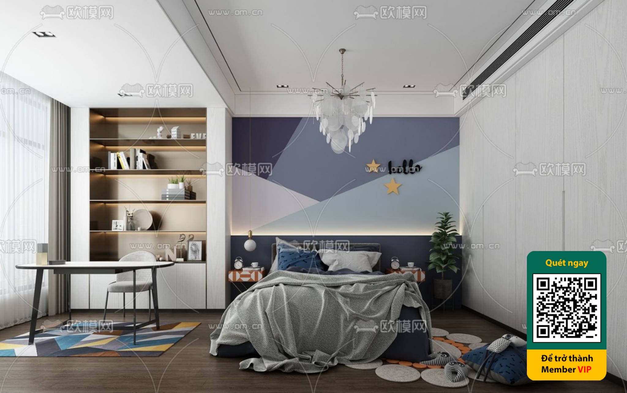 CHILDROOM SETS – VRAY / CORONA – 3D MODEL – 5895 - thumbnail 1