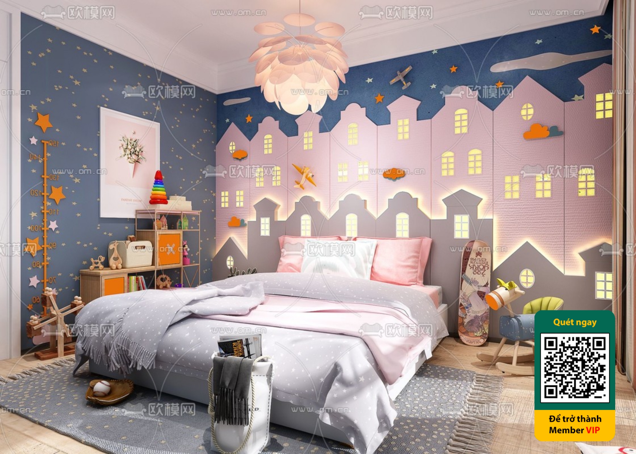 CHILDROOM SETS – VRAY / CORONA – 3D MODEL – 5896 - thumbnail 1