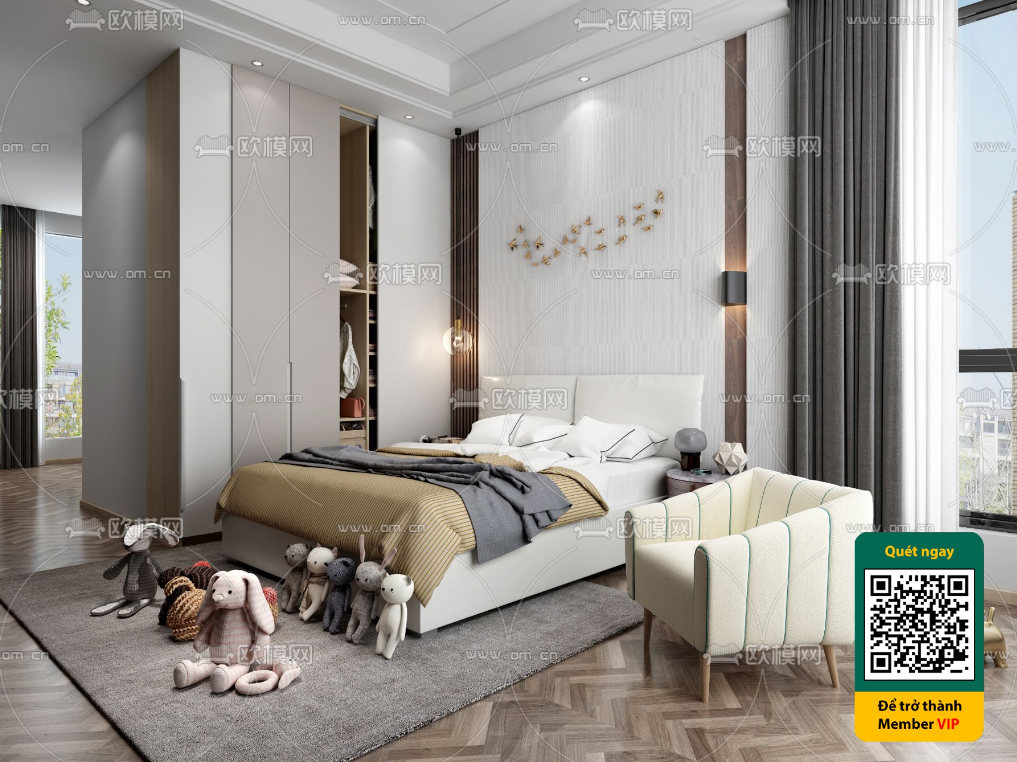 CHILDROOM SETS – VRAY / CORONA – 3D MODEL – 5900 - thumbnail 1