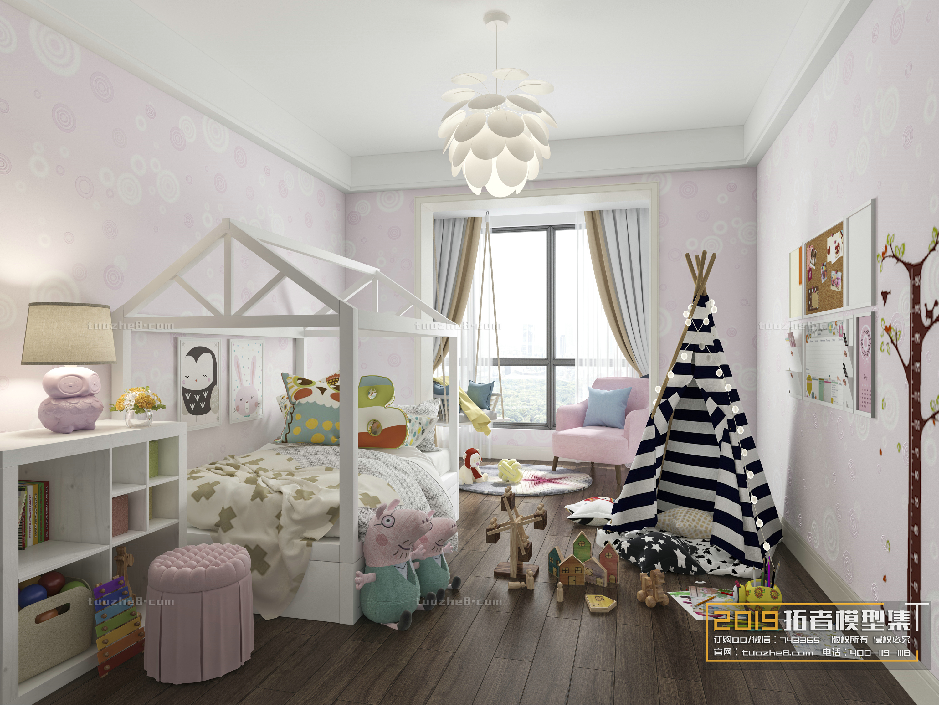 Extension Interior – BEDROOM – CHILDRENROOM – 002 - thumbnail 1