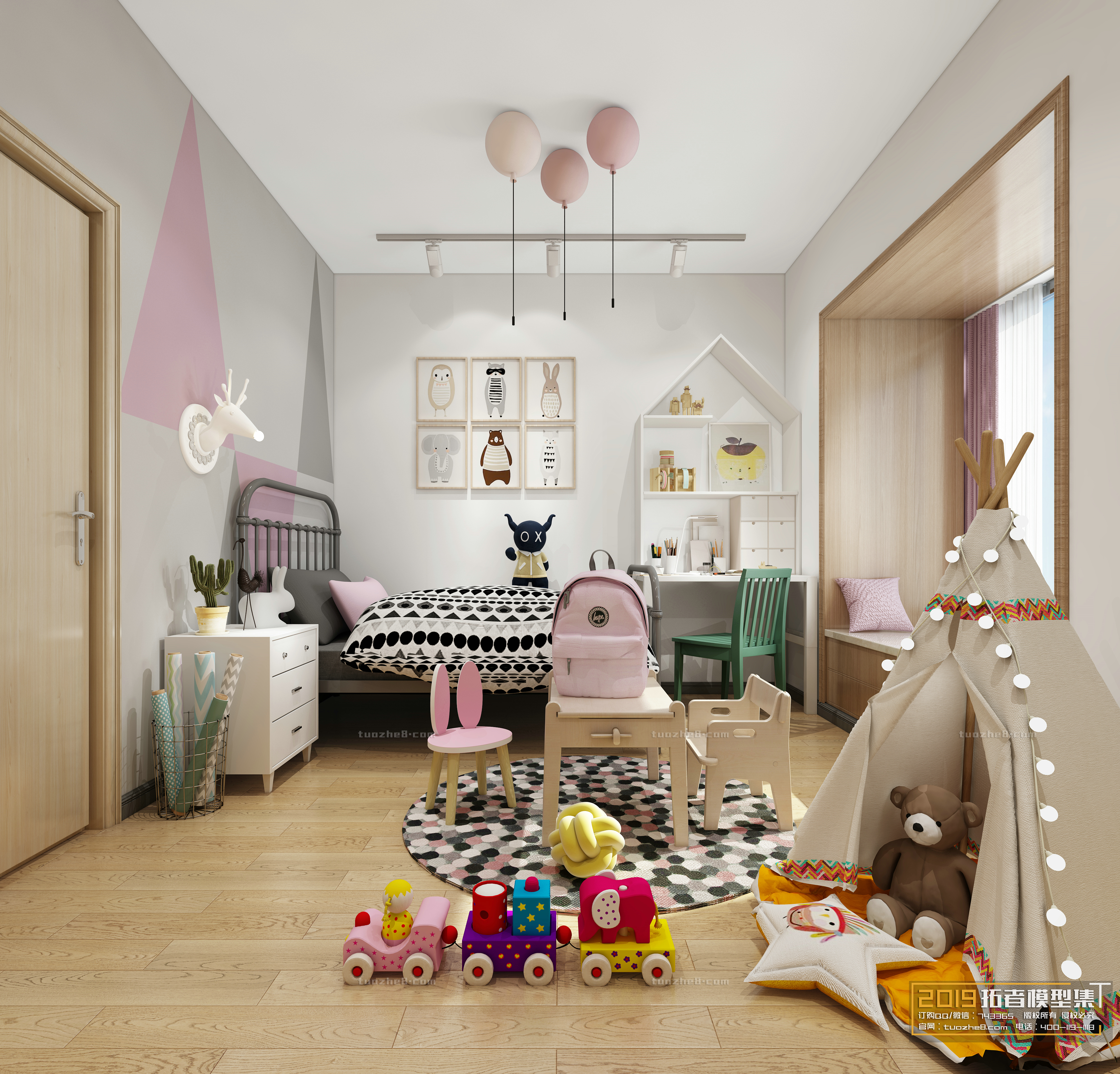 Extension Interior – BEDROOM – CHILDRENROOM – 004 - thumbnail 1