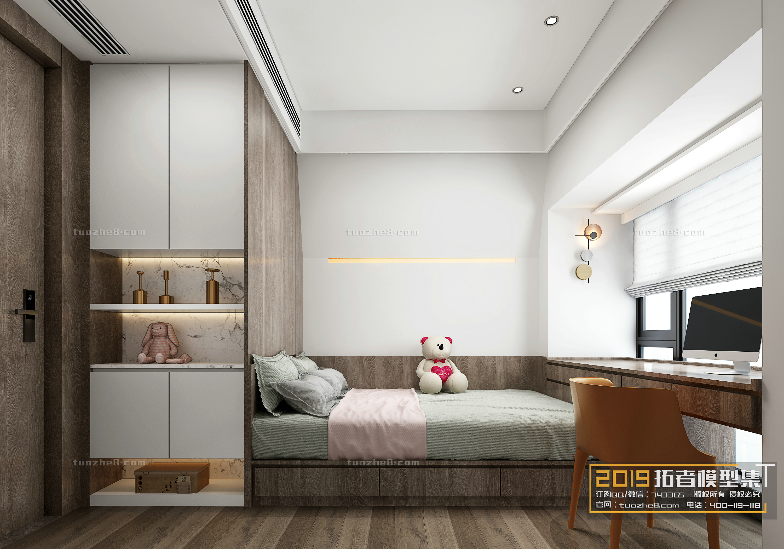 Extension Interior – BEDROOM – CHILDRENROOM – 007 - thumbnail 1