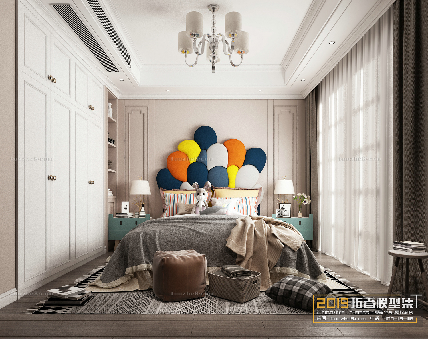 Extension Interior – BEDROOM – CHILDRENROOM – 010 - thumbnail 1