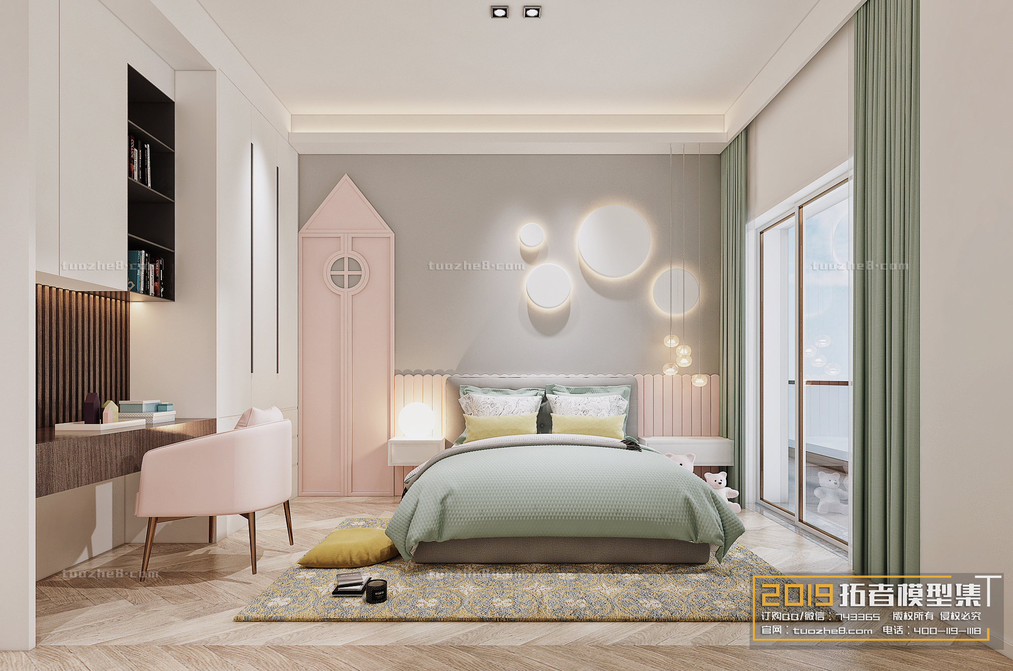 Extension Interior – BEDROOM – CHILDRENROOM – 011 - thumbnail 1