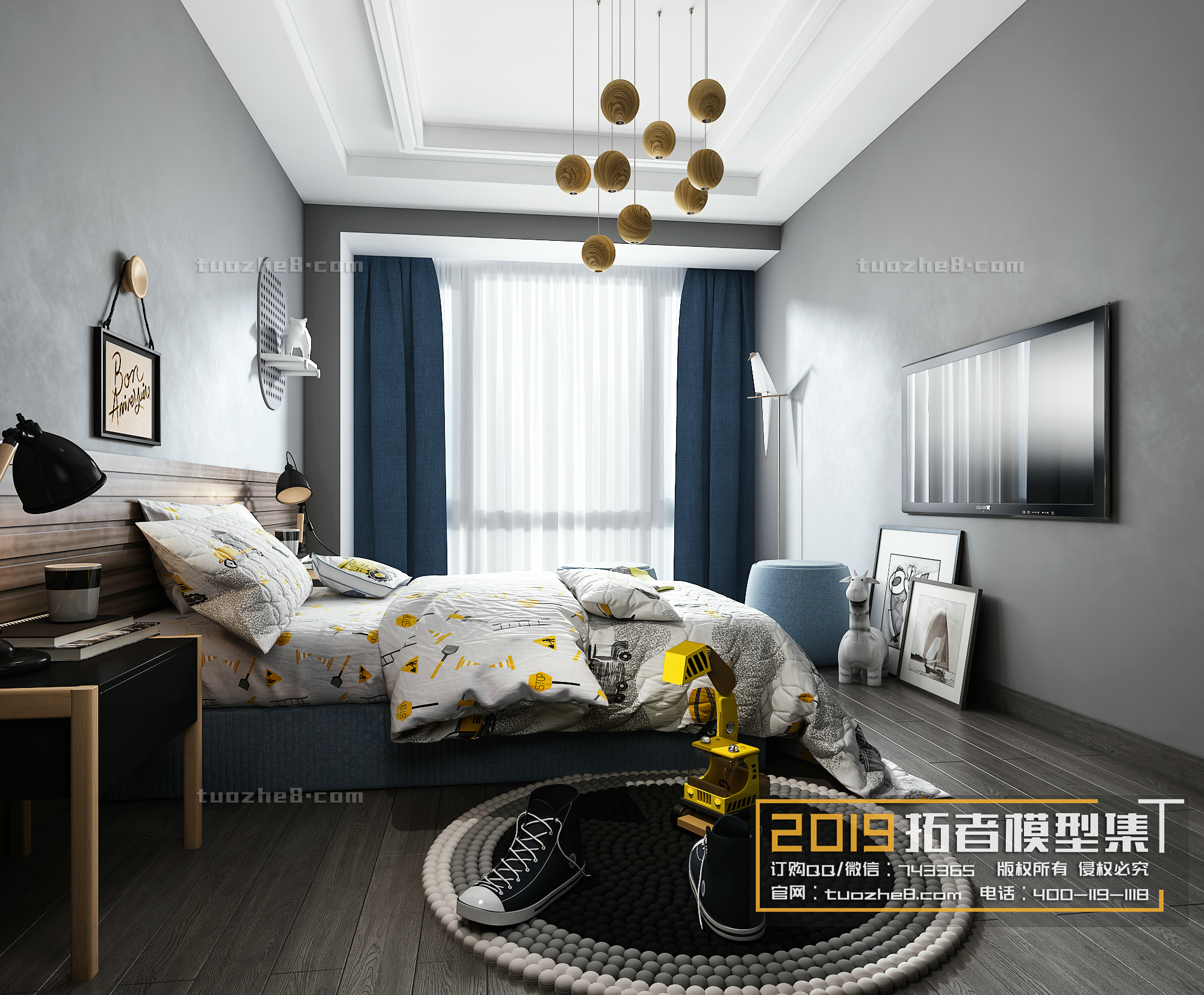 Extension Interior – BEDROOM – CHILDRENROOM – 016 - thumbnail 1