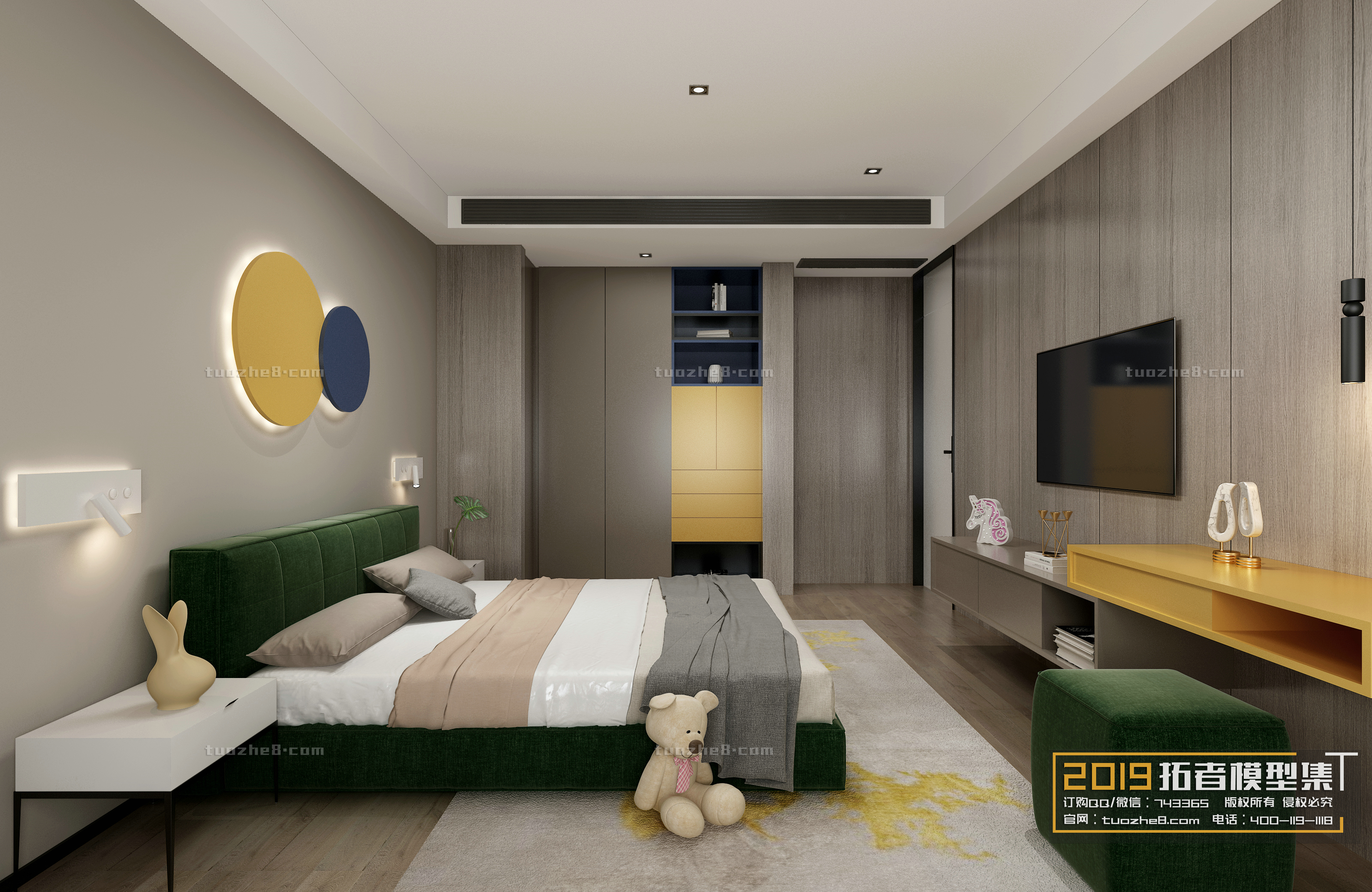 Extension Interior – BEDROOM – CHILDRENROOM – 020 - thumbnail 1