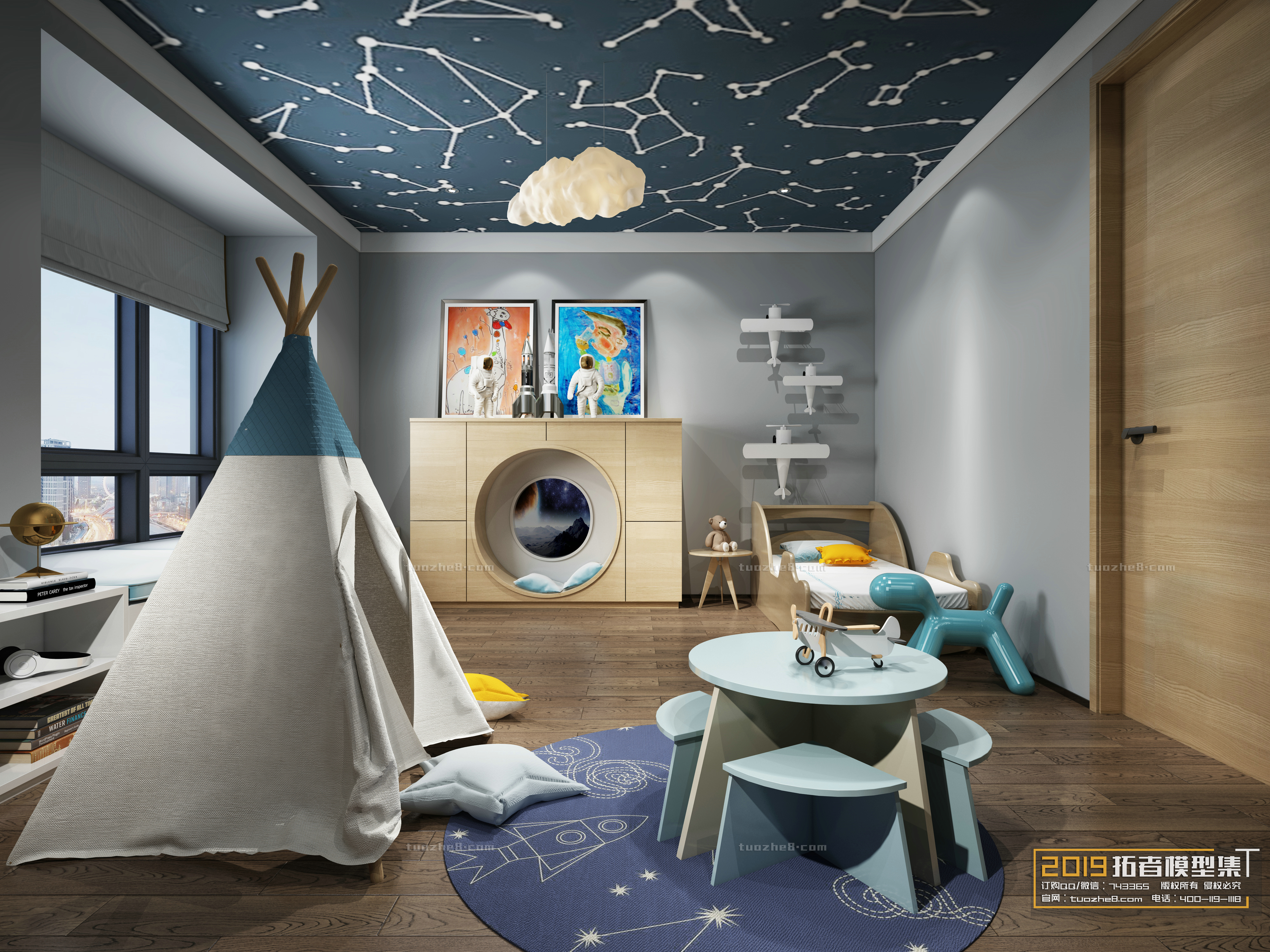 Extension Interior – BEDROOM – CHILDRENROOM – 031 - thumbnail 1