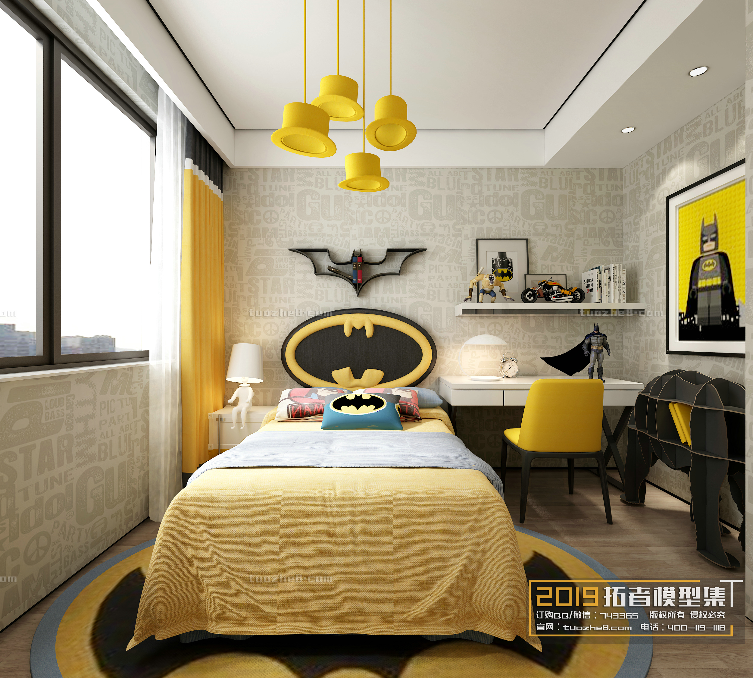 Extension Interior – BEDROOM – CHILDRENROOM – 037 - thumbnail 1