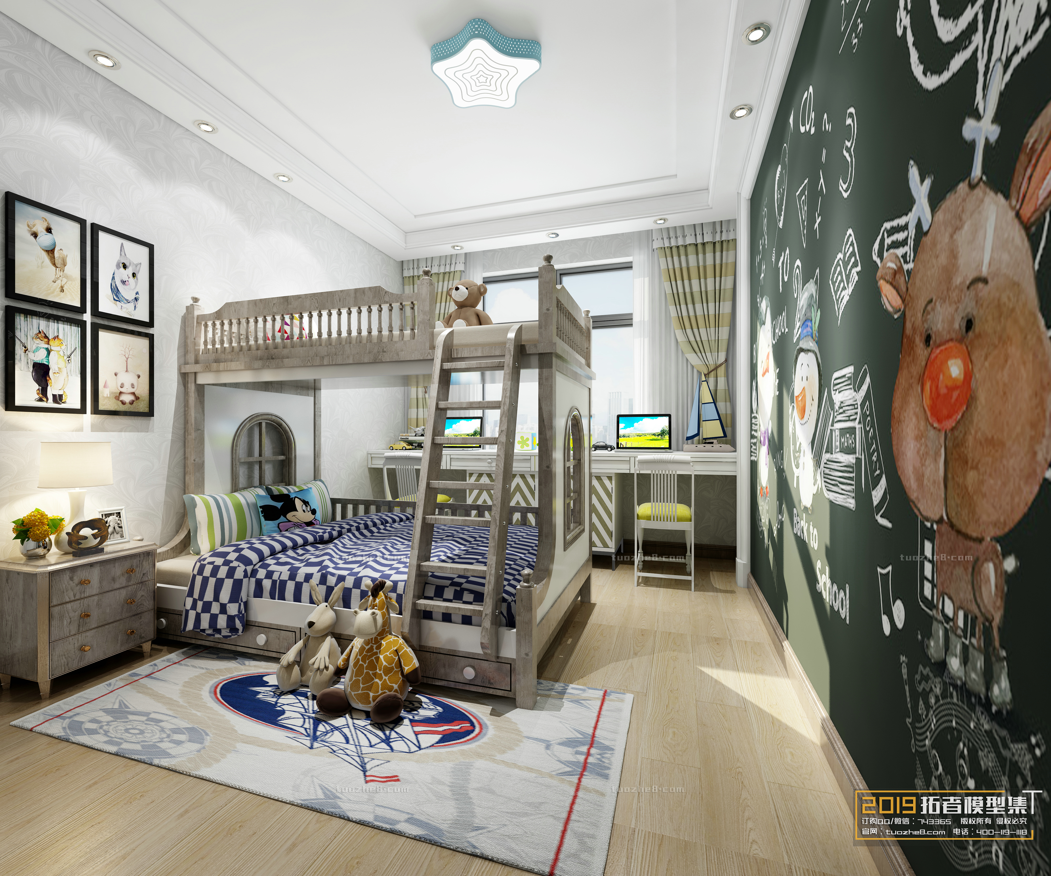 Extension Interior – BEDROOM – CHILDRENROOM – 046 - thumbnail 1