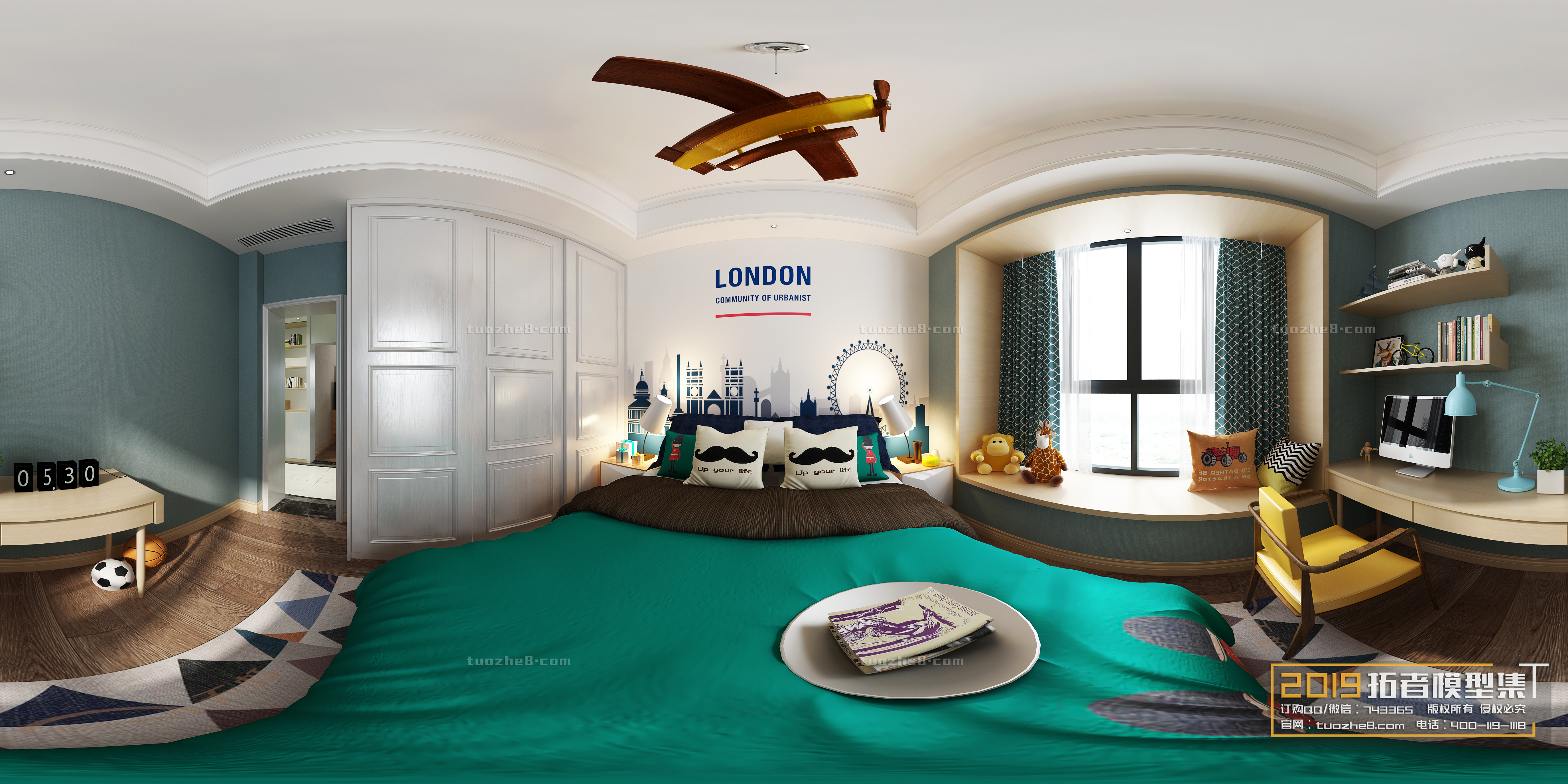 Extension Interior – BEDROOM – CHILDRENROOM – 052 - thumbnail 1