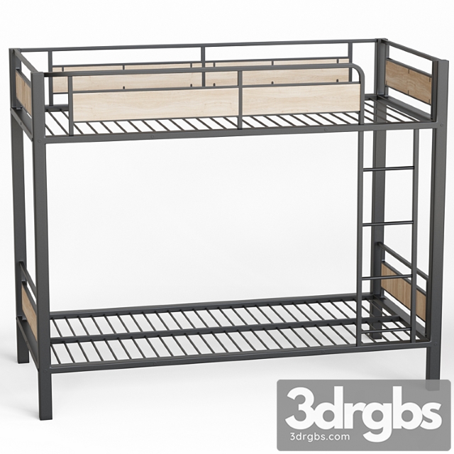 2 Tiered Bed with Bed Bases Hiba - thumbnail 1