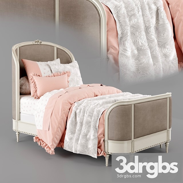 Aveline Bed Restoration Hardware 3dsmax Download - thumbnail 1