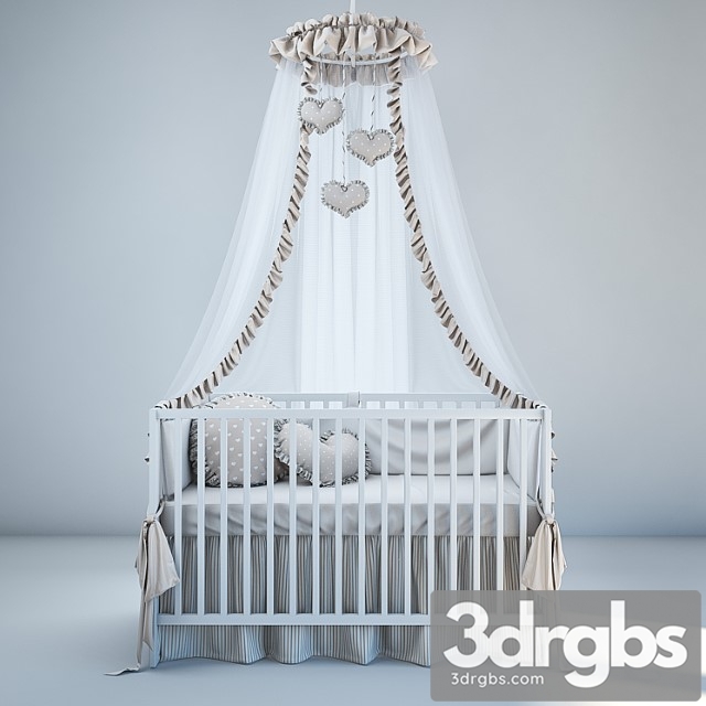 Baby Bedding and Bed Ikea 3dsmax Download - thumbnail 1