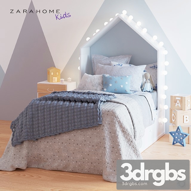 Baby Bedding Zh 02 3dsmax Download - thumbnail 1