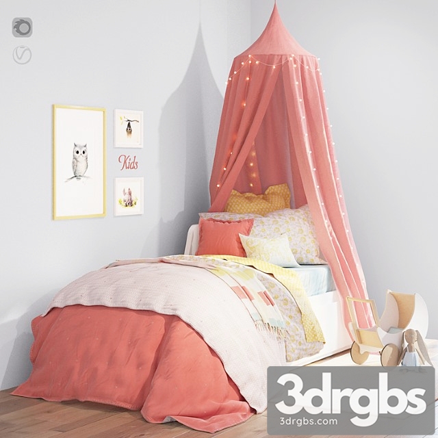 Baby Bedding Zh 03 3dsmax Download - thumbnail 1