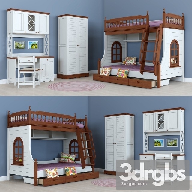 Baby Room 03 3dsmax Download - thumbnail 1