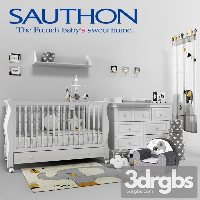 Baby Room Sauthon Babyfan 3dsmax Download - thumbnail 1