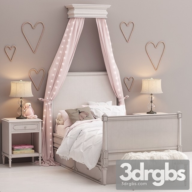 Baby Room Set 04 3dsmax Download - thumbnail 1