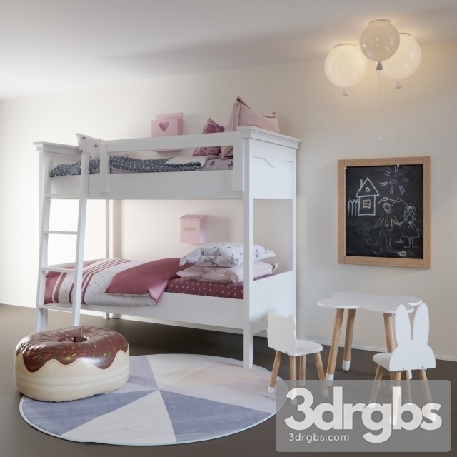 Baby Room Set 06 3dsmax Download - thumbnail 1