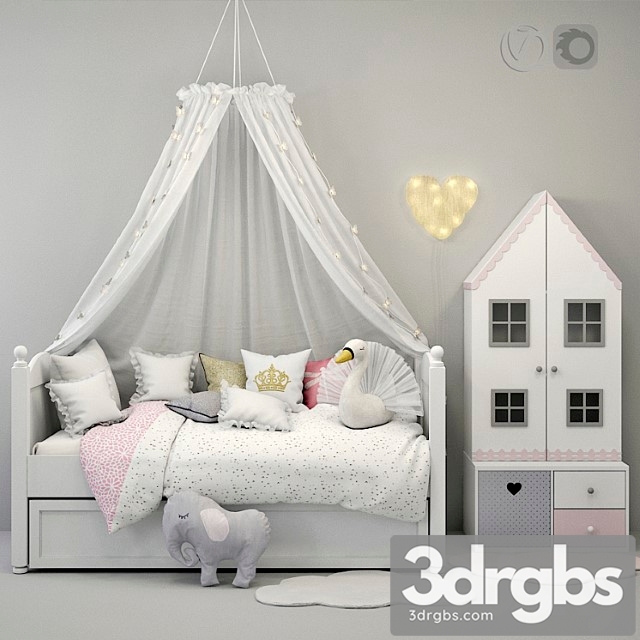 Bed Children 15 3dsmax Download - thumbnail 1