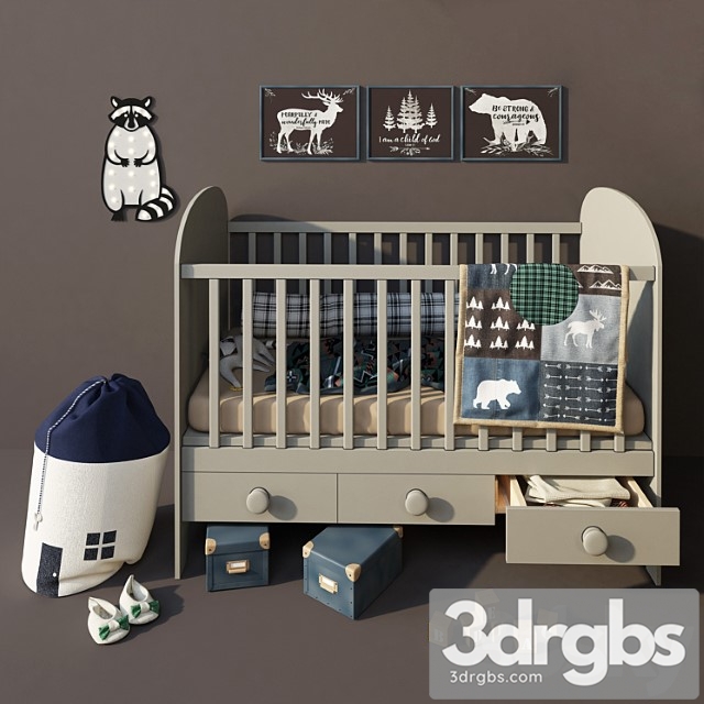 Bed Children 16 3dsmax Download - thumbnail 1