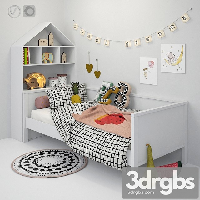 Bed Children 25 3dsmax Download - thumbnail 1