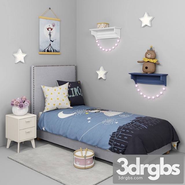 Bed Children 29 3dsmax Download - thumbnail 1