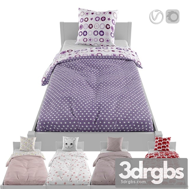 Bed Clothes 02 3dsmax Download - thumbnail 1