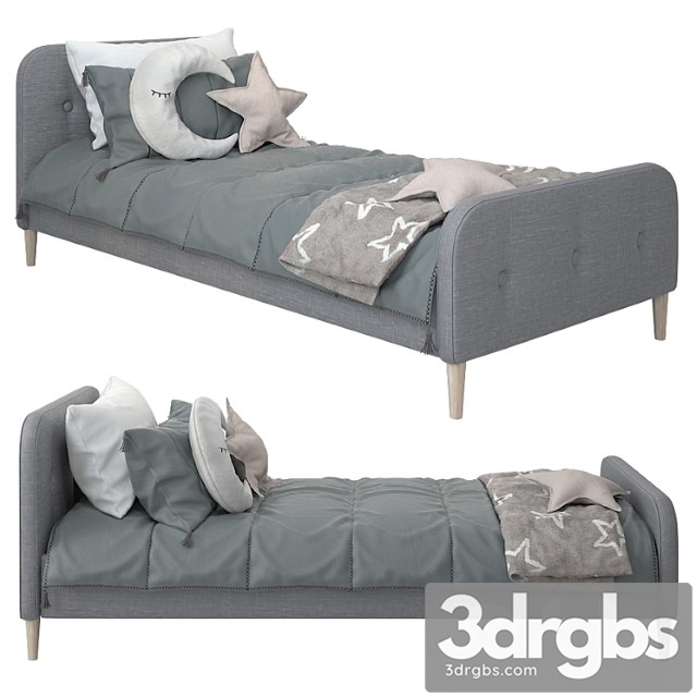 Bed From Comingkids Model Kate 3 3dsmax Download - thumbnail 1