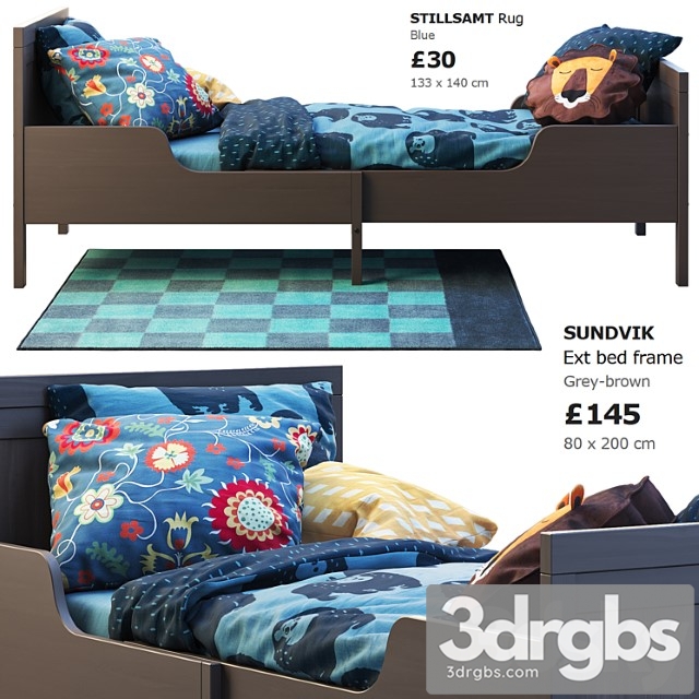 Bed Ikea Sundvik 3dsmax Download - thumbnail 1